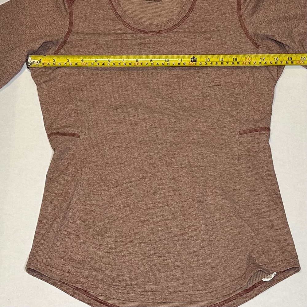 REI Women's Size M Pink/Burgundy Light-Weight Athletic Shirt - Picture 7 of 7